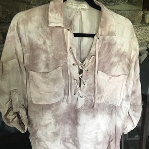 Vici tie dye blouse